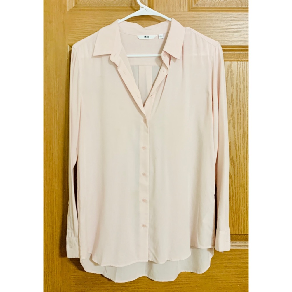 Uniqlo Blush Pink Shirt